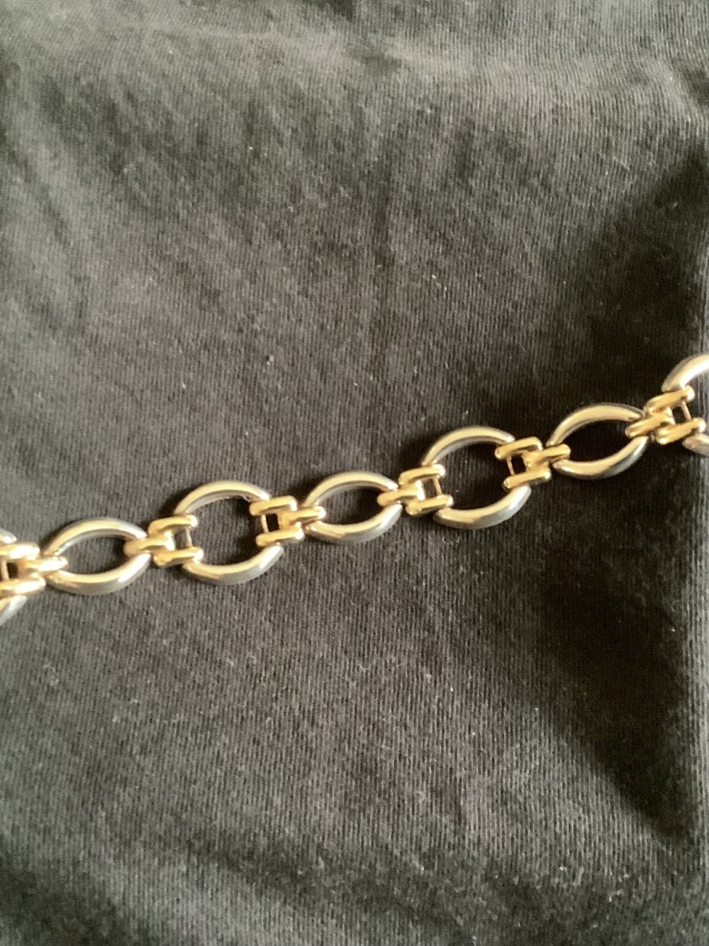 Two Tone Silver Bracelet